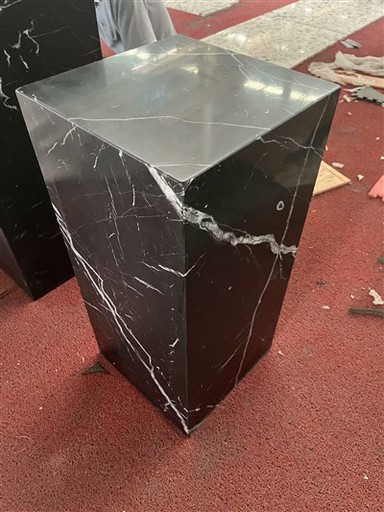 Bwrdd Coffi Plinth Marmor