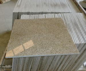 Teils Llawr Gwenithfaen Melyn G682