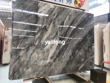 Slabiau Marmor Llwyd Iâ