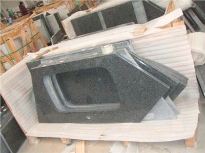 Countertops Gwenithfaen Llwyd Tywyll